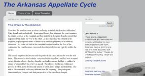 The Arkansas Appellate Cycle Blog